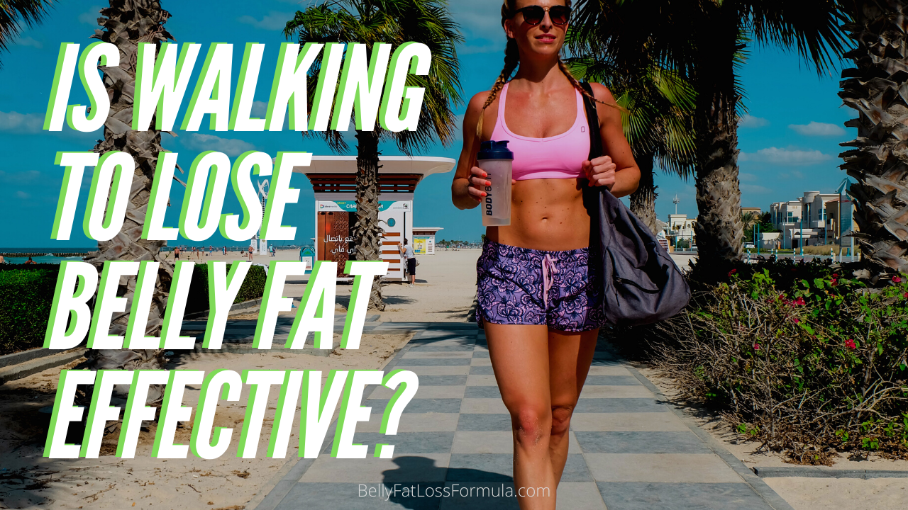 does walking burn belly fat